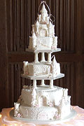 fairycastle wedding cake